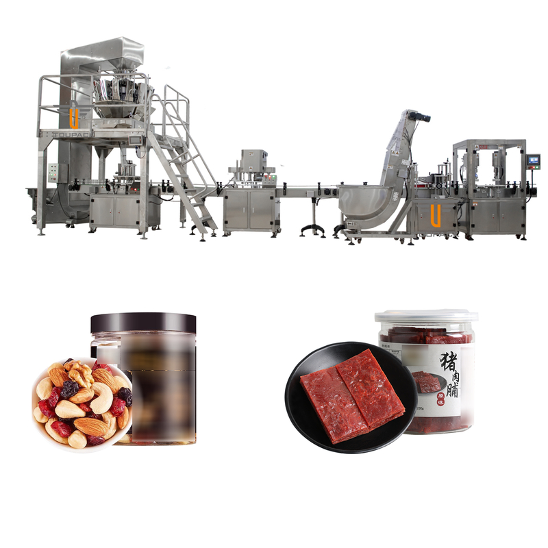 Weigher голов Mulit закусок гайки свинины машины завалки бутылки OEM машины автоматического отрывистого смешанного заполняя покрывая
