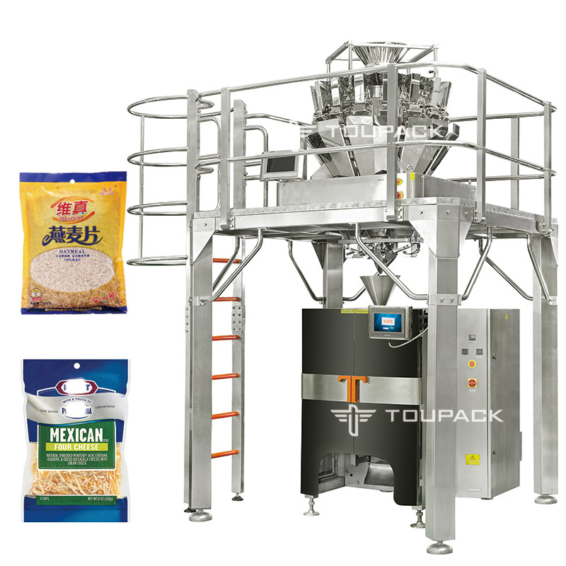 толщина фильма машины упаковки 220V Weigher Multihead емкости 5000g 50Hz 0.04-0.08mm