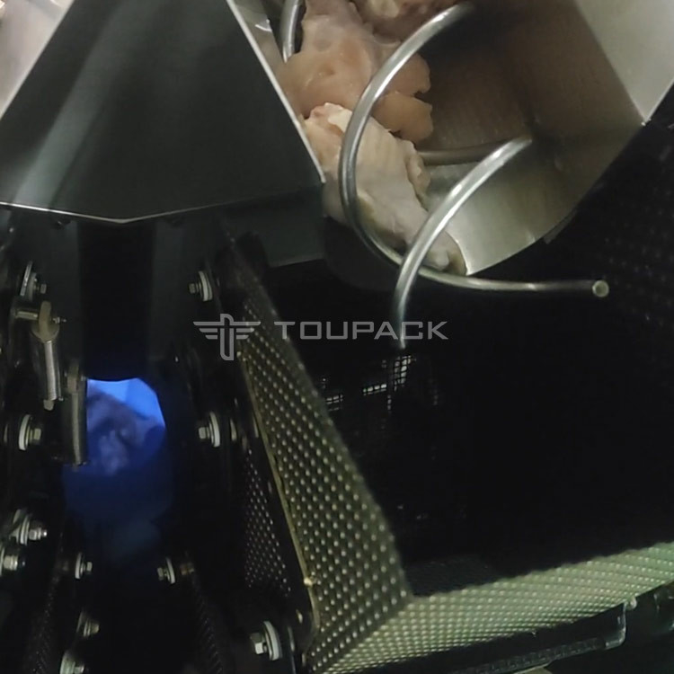 14 главный автомобиль куриной ножки свежего мяса SS 10-500g Weigher комбинации веся привинчивая питаясь систему