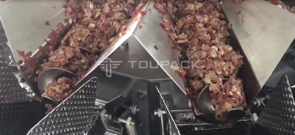 Главный Weigher 2.0KW 410kg винта 14 семенил машину свежего мяса свинины веся и пакуя