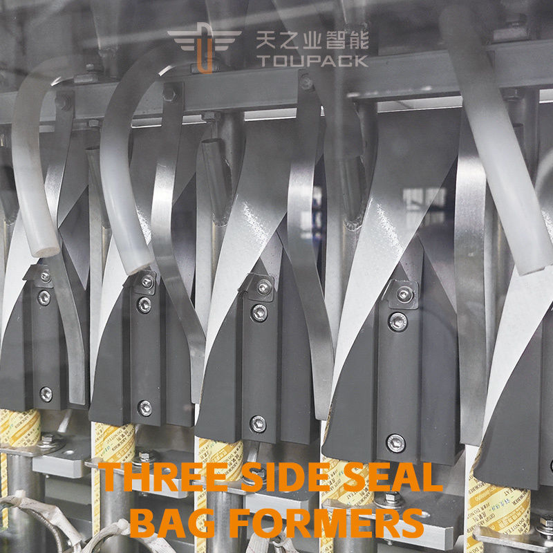 Полностью автоматическая машина для упаковки и заполнения кетчупа VFF Multi Track Vertical 4 Sides Seal Sachet Tomato Sauce Packaging Machine