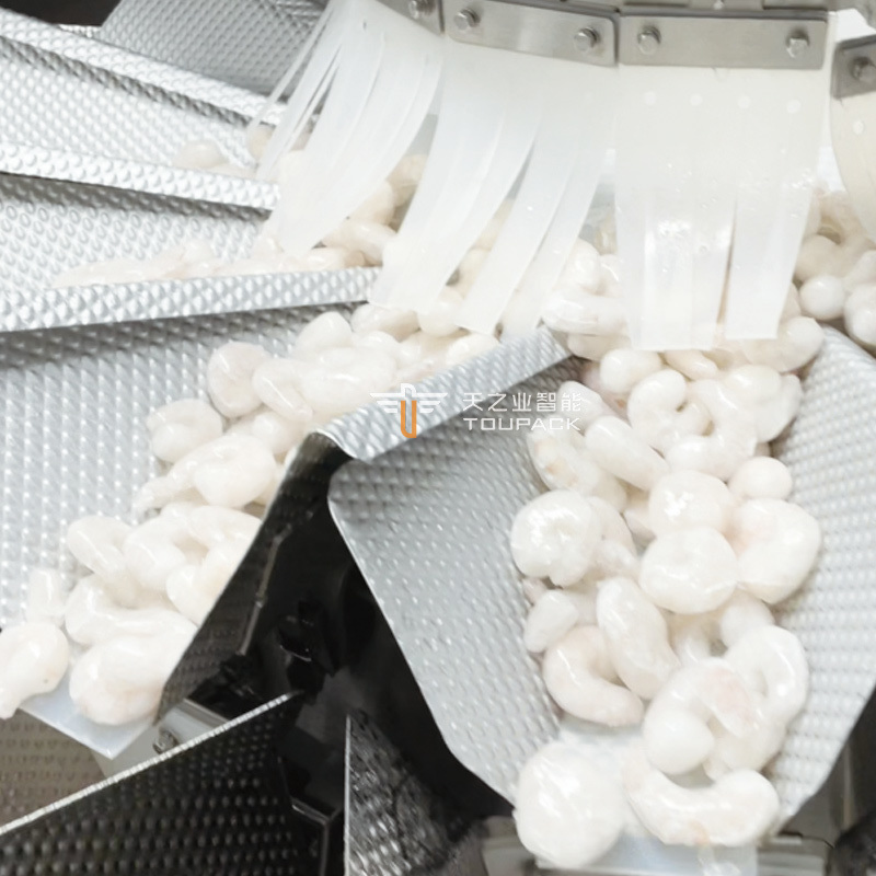 1кг 2кг Куриные наггетсы из птицы крылышки Мясо Готовые пакеты Многоголовочный весовой дозатор Вертикальный пакет Роторная фасовочно-упаковочная машина