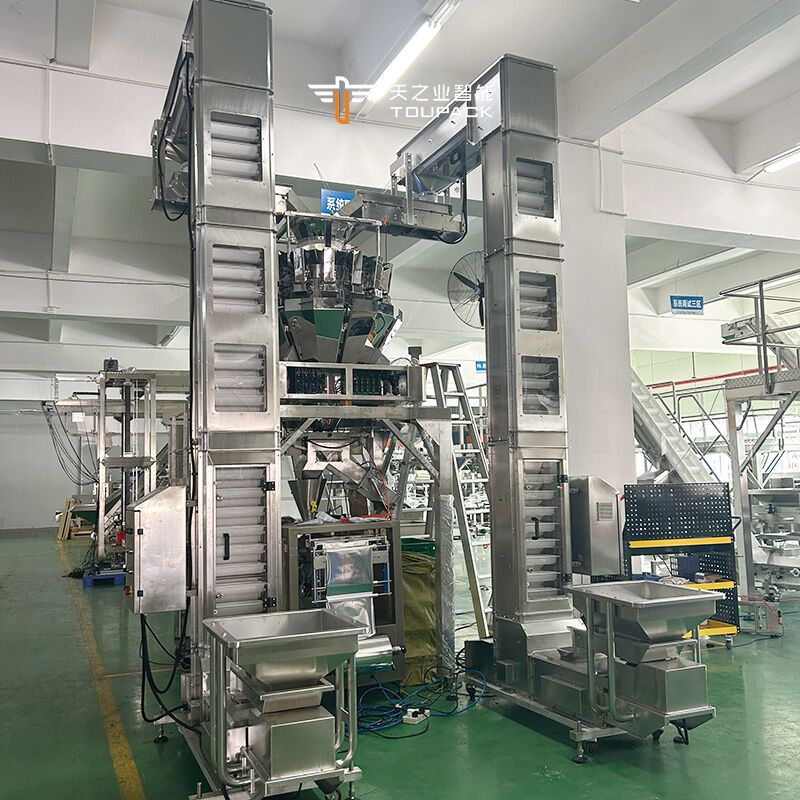 High Precision Flower Multihead Weigher Fully Automatic Spices Vertical Form Fill Seal Machine (vffs) with Multihead Weigher