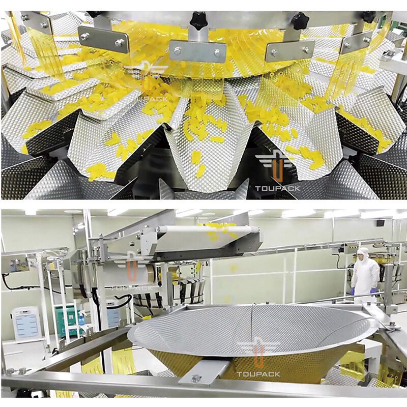 Высокая точность сушеные сливы гранулы пластиковые бутылки упаковки машины линии для конфеты попкорна закуска банка банка заправки машины