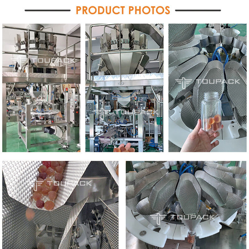 Snacks and Crispy Products Multihead Weigher Can Filling Machine Turnkey Food Packaging Line
