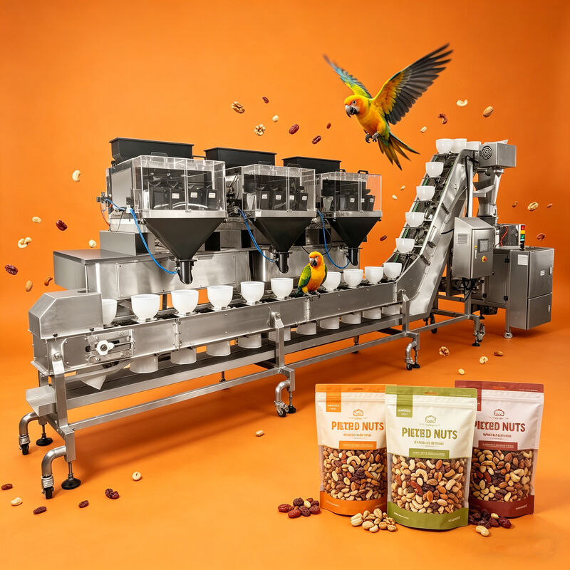 Высокоточный упаковочный станок для кормов для домашних животных для производства кормов для собак из смешанных ингредиентов