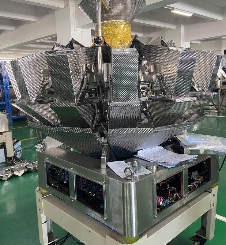 Машина упаковки 0.8L Weigher Multihead 14 хопперов 1.6L 2.5L для хрупких плодов