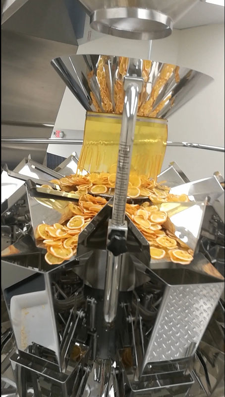 Weigher Multihead пакуя машины PLC 40 сумок/минуты роторный для мешка Lemond Premade сухофрукта