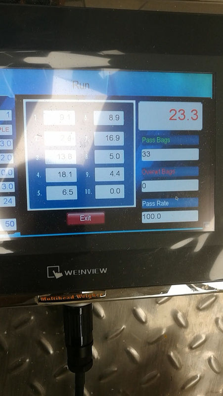 Weigher Multihead пакуя машины PLC 40 сумок/минуты роторный для мешка Lemond Premade сухофрукта