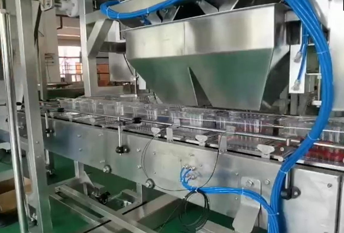 Система весить и упаковки Weigher SUS304 Multihead автоматическая для плодов вишни замороженных в коробках