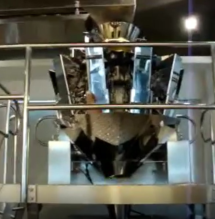 Weigher 60BPM 10 главный Multihead для обломоков 5L закуски 2,5 l 1,6 l