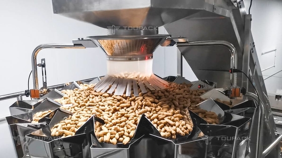 Стойка вверх по машине упаковки анакардии арахиса пакуя машины 2.5kg мешка вертикальной веся чокнутой