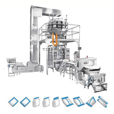 Высокоскоростная машина упаковки конфеты с емкостью 100g-5000g толщины фильма 0.04-0.08mm