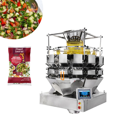 Weigher Multihead салата 14 машина упаковки главного конфигурируемая вертикальная
