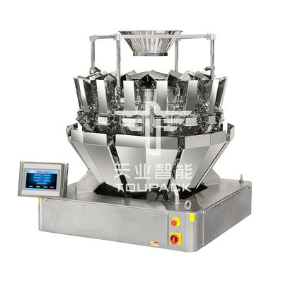 Весить упаковывая машину транспортера Weigher упаковки луча риса комбинации с несколькими головками