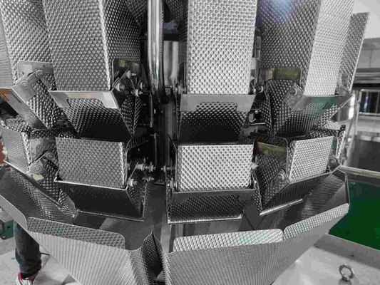 Простой Weigher хопперов SUS304 автоматический Multihead для печениь собаки гайки изюминок