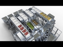 Фасовочная машина для сушеных фруктов 4 в 1 со смешанными продуктами с мультиголовочным дозатором